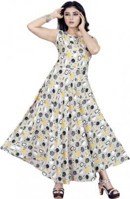 HSFS  Women Maxi Multicolor Full Length Dress