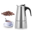 HSP 6 Cups Premium Stainless Steel South Indian Filter Coffee Percolator,Espresso Maker Induction and Stovetop Compatible 350 ML...