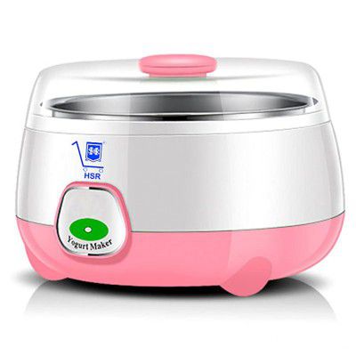 HSR Plastic and Stainless Steel Automatic Yogurt Maker (Size: 170x170x120mm, Bowl/Container Capacity: 900ml)