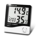 HTC Instrument 103-CTH Digital Indoor Hygrometer Thermometer with Clock by Supreme Traders Supertronics1989...
