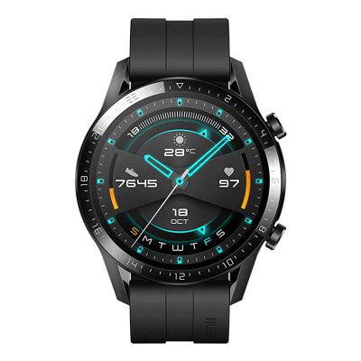Huawei GT 2 Sport Bluetooth Watch- Matte Black (2 Weeks Battery Life_Wireless_5ATM)