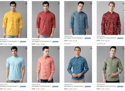 Hubberholme Casual Shirts Starts ₹299