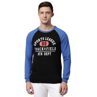 Hubberholme Men's Cotton Blend Hooded Neck Sweatshirt