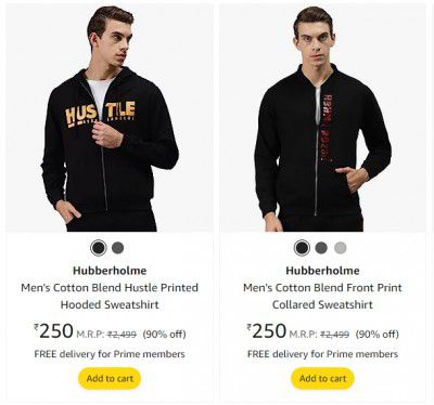 Hubberholme Men's Hooded Sweatshirt up to 90% Off