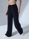 Hubberholme Women's Cotton Blend Regular Fit Wide Legs Track Pants...