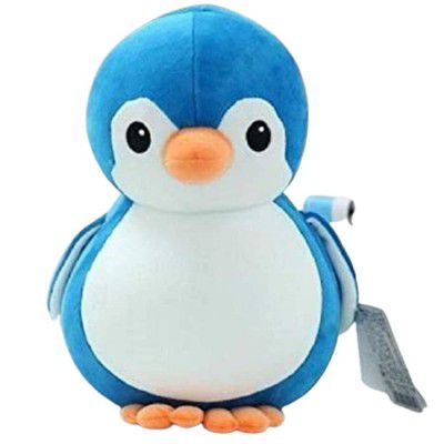 HUG n FEEL SOFT TOYS Penguin soft toy (28cm Blue)