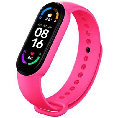 HUG PUPPY Smart Band 5.0 – Fitness Band (Pink)