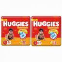 Huggies Comfy Baby Diaper Pants, Upto 50% Faster Absorption - L  (48 Pieces)...