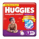 Huggies Complete Comfort Wonder Pants | Pant Style Baby Diapers - S Size, [ 86 pcs ]...
