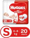 Huggies Dry Pant Diapers with Bubble Bed Technology - S  (20 Pieces)...