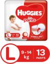 Huggies Dry Pant Diapers with Bubble Bed Technology - L  (13 Pieces)...