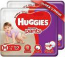 Huggies Dry Pants_M 50_Combo - M  (100 Pieces)...