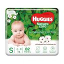Huggies Nature Care Pants, Small (S) Size Baby Diaper Pants, 82 Count, Nature’s gentle protection with organic cotton...