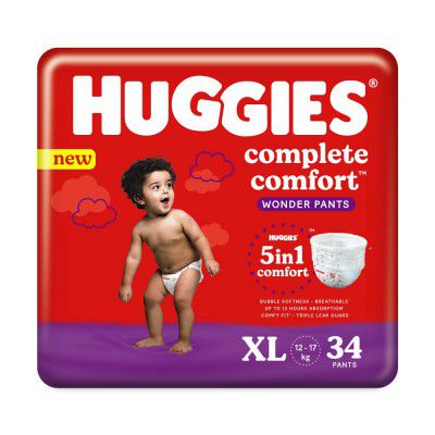 Huggies Wonder Pants, Extra Large (XL), Size 34 count