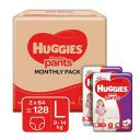 Huggies Wonder Pants Diapers, Large, 128 Count...
