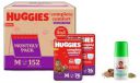 Huggies Wonder Pants Medium Size Diapers Monthly Pack (152 Count) & Mamaearth Easy Tummy Roll On Oil for Colic & Gas Relief with Hing & Fennel Oil, 40ml (For external use)...