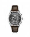 Hugo Boss Analog Grey Dial Men's Watch-1513815 Genuine Leather, Brown Strap...