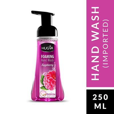 Hugva Foaming hand wash raspberry  , 250 ml