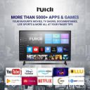 HUIDI 60 cm  24" HD Ready LED TV 2022 Edition HD7FN...