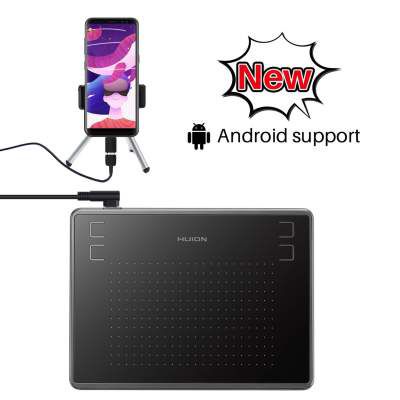 Huion H430P OSU Graphics Drawing Tablet with Battery-Free Stylus 4.8x3 inch Working Area 4 Press Keys Support Work from Home Distance Education Compatible with Android Linux Windows and Mac