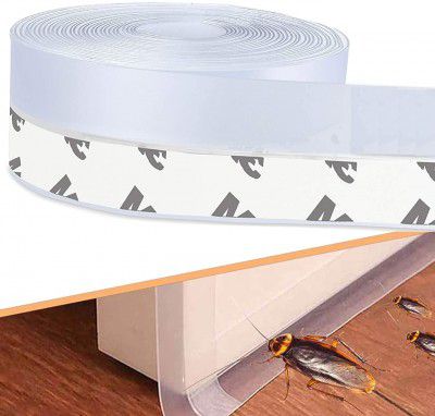 Hukimoyo Door sealing strip for home, Self-Adhesive Window silicone gap sealer strips weather stripping door tape for seal - 1 Pc (35 mm) (1 Meter)