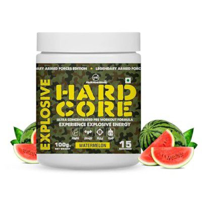 Hulk Nutrition Hardcore Pre-Workout with Beta-Alanine, Creatine Monohydrate, L-Citrulline, L-Arginine & AAKG