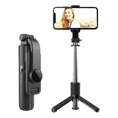 HUMBLE Bluetooth Extendable Selfie Stick with Wireless Remote, 3-in-1 Multifunctional Selfie Stick Compatible with iPhone, OnePlus, Samsung, Oppo, Vivo and All Smart Phones upto 4 to 6.5 inches-(Upgra