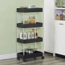 HUMBLE KART 4 Compartments Plastic Portable Desk organizer (Black)...