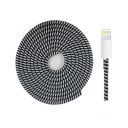 HUMBLE Ultimate Cable Protector | Spiral Triple Colour 1.5 Meter / 150 cm | Plastic Cord Wire Charger Winder iPhone and Android Charging Cables (Pack of 1)...