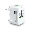 HUMBLE Universal Travel Adapter with Dual USB Charger Ports - International Multipurpose All-in-One Solution (Rectangle)...