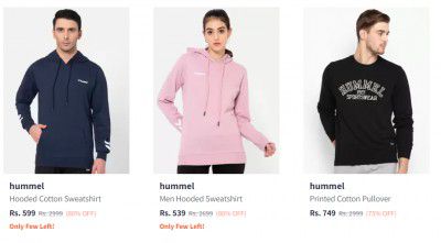 Hummel Clothings Upto 75% Off