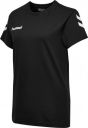 hummel Go Cotton Round Neck Cotton Rich Half Sleeve Solid Regular fit Cottonpoly T-Shirt for Women Comfortable Soft Breathable Fabric Stretchable for Everyday Use Ideal for Casualwear...