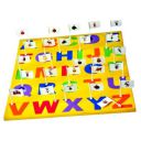 Humming Bird Toys Alphabet Letter Puzzle for Kids English Letters with Picture Matching Flags Alphabets Kids Learning Gift Blocks for Children...