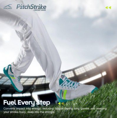 Hundred PitchStrike Cricket Shoes | Multi-Surface Grip with TerraSpike Outsole 