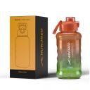 Hundred Pune 1 Litre Water Bottle, Travel, Gym Bottle (Orange/Green)...