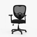 Hunky Acetate Office Executive Chair  (Black, DIY(Do-It-Yourself))...