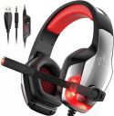 Hunterspider Gaming Headset- PS4 Headset Xbox one Headset Gaming Headphone with Surround Sound, LED Light & Noise Canceling Microphone for PS4,PC, Mac, Xbox One (Adapter Not Included)...