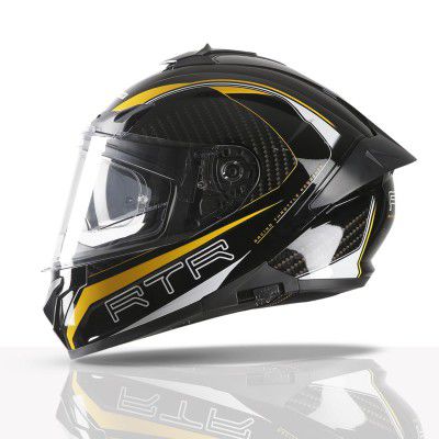 TVS Racing Hurricane Series Full Face Dual Visor Helmet for Men