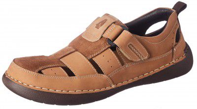 Hush Puppies Men's Dawson Suede E Brown Sandal-7 Kids UK (8633101)