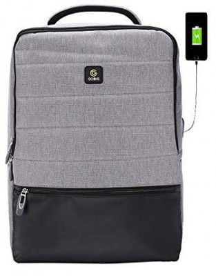 Husker Office/Collage/School/Travel Laptop Backpack (Grey)