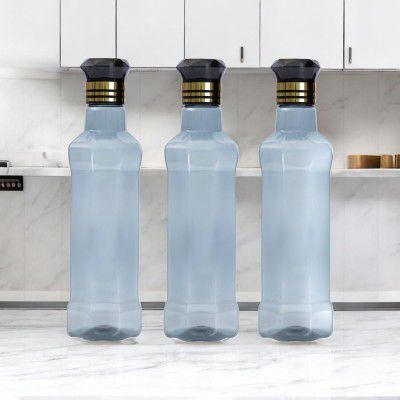 HW Kitchen Plastic Water Bottle I 1 Ltr [ Set of 3]