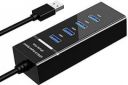 hybite 4 Port USB HUB SuperSpeed 3.0 Portable Mini-Hub USB Hub  (Black)...