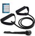 Hykes Resistance Tube Bands for Exercise, Muscle Building, Stretching, Workout Toning Tube + Door Anchor + Workout Chart for Unisex Beginers (30lb - 13.6kg)) - Material:Foam;Natural Rubber...
