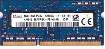 Hynix 12800 DDR3 4 GB Laptop (4GB Laptop RAM PC3L 12800 DDR3)