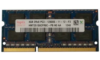 Hynix 4GB PC3-12800 DDR3-1600MHz SoDimm Memory HMT351S6CFR8C-PBN0 637233-352