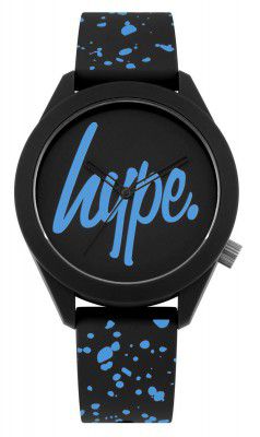 Hype Analog Black Dial Men's Watch-HYG003BU