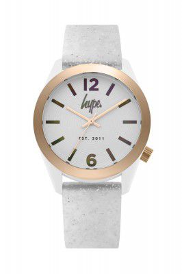 hype Analog White Dial Women's Watch-HYL004S