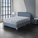 Hypnos Allure Luxury 6 Inch Medium Firm Queen Size Pocketed Spring Mattress Blue Orange (75X60X06)...