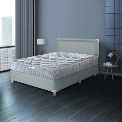 Hypnos Allure Luxury 8 Inch Medium Firm King Size Pocketed Spring Mattress Steel Grey (84X72X08)