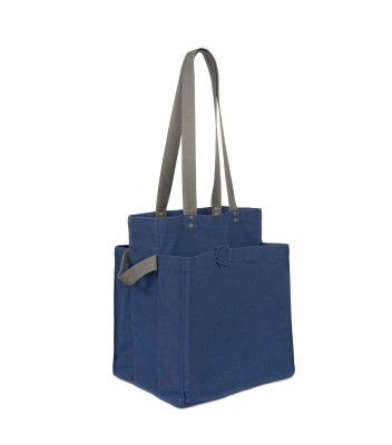 I Dote Unisex Antiviral Utility Canvas Handbag With HeiQ Viroblock Protection(Blue)